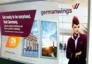 GERMANWINGS REKLAMI DEĞİŞTİRDİ