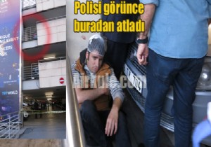 POLİSTEN KAÇAN İRANLI 4.KATTAN ATLADI