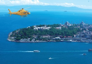 İSTANBUL U HELİKOPTERLE TANITIYOR