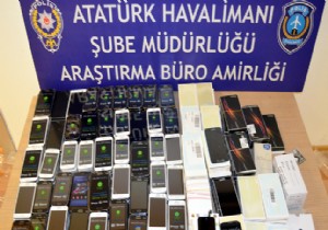 ATATÜRK HAVALİMANINDA KAÇAK TELEFON