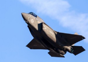 F-35 E KUŞ ÇARPTI