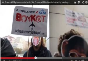 AIR FRANCE A YİNE MAYMUN PROTESTOSU