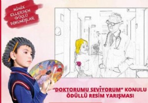 ŞİDDETE KARŞI  DOKTORUMU SEVİYORUM  RESİM YARIŞMASI