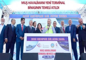 MUŞ A 1.9 MİLYAR LİRALIK YENİ TERMİNAL