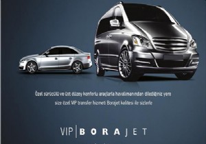 BORAJET’TE “VIP TRANSFER” HİZMETİ